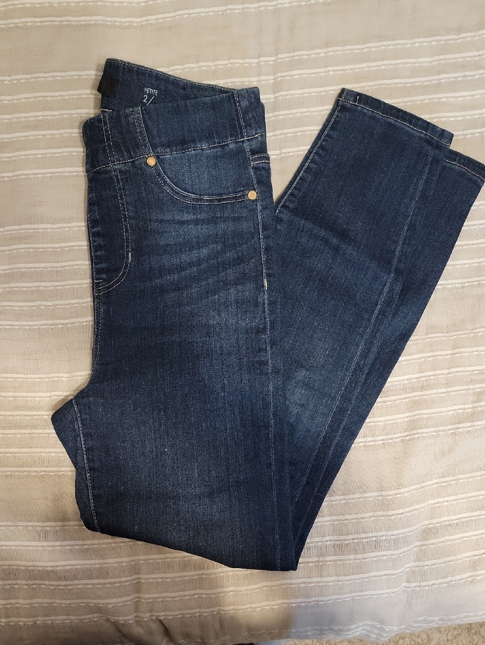 Liverpool Dark Blue Stretch Jeggings